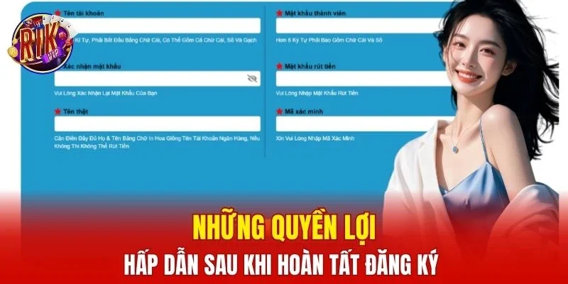 Những quyền lợi hấp dẫn sau khi hoàn tất đăng ký 